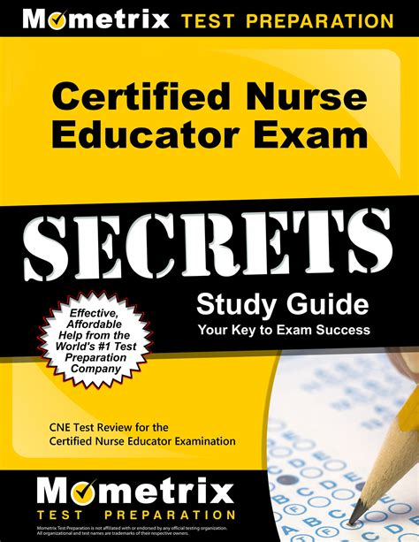download Certified Nurse Educator Exam Secrets Study Guide:
